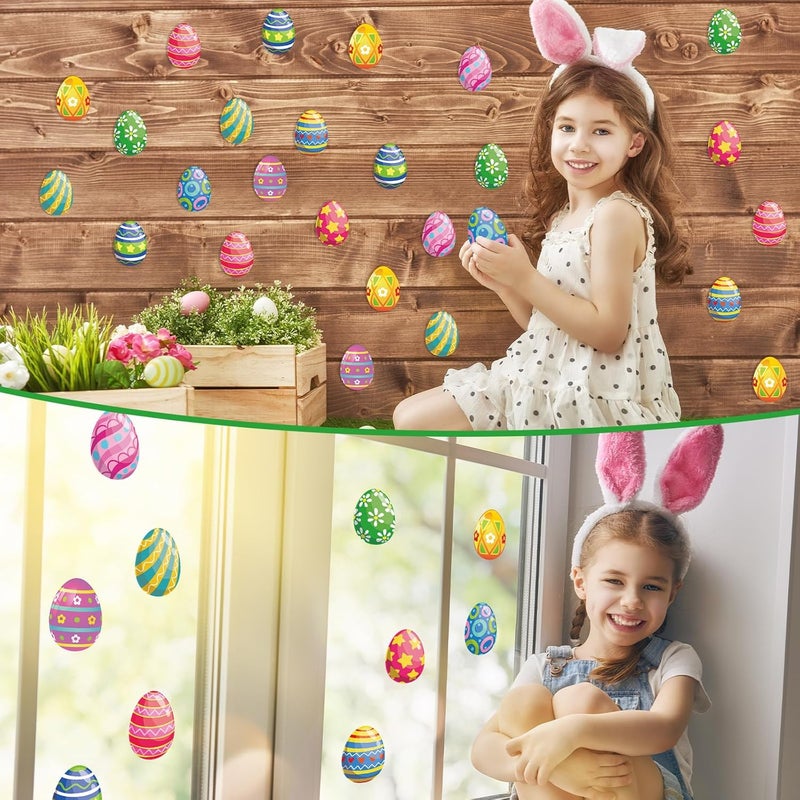 Zonon 90 Pcs Easter Eggs Cutouts Classroom Bulletin Board Decoration for Office Classroom Party Bulletin Board Wall Chalkboard Home Decor - Image 4
